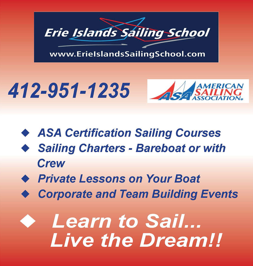 Erie Islands Sailing School Advertisement