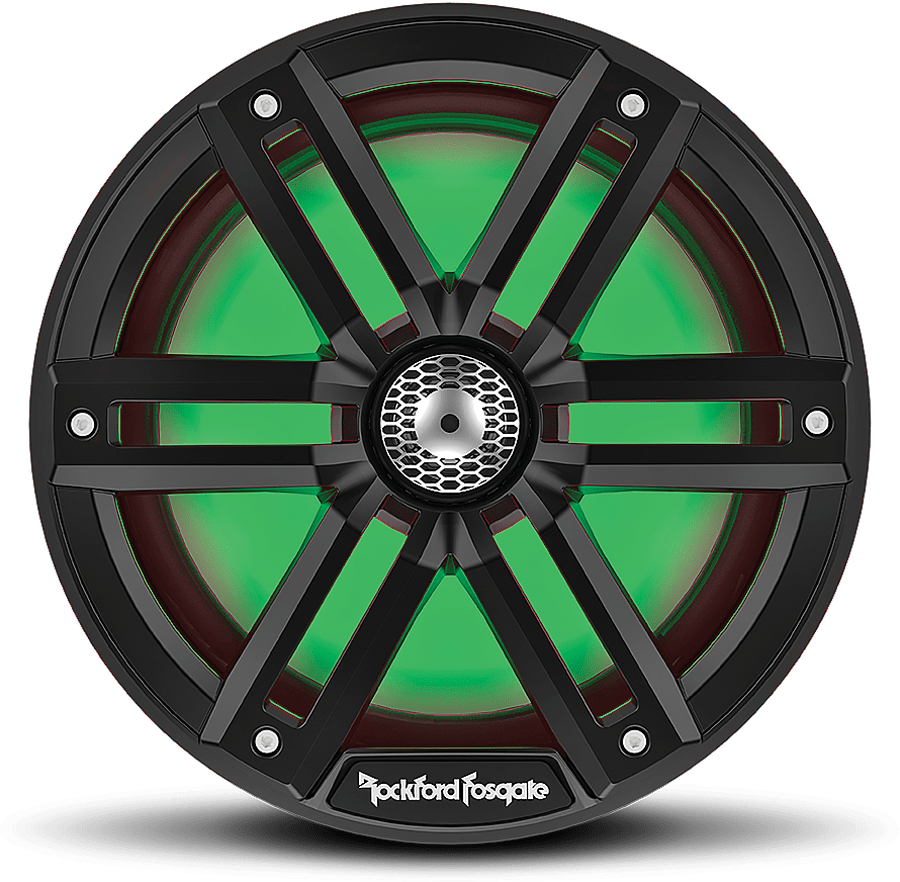 Color Optix M1 speakers by Rockford Fosgate front in green