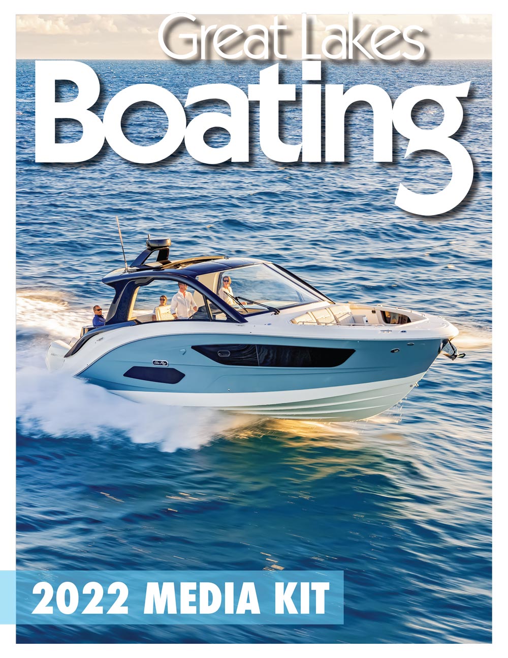 Great Lakes Boating media kit cover