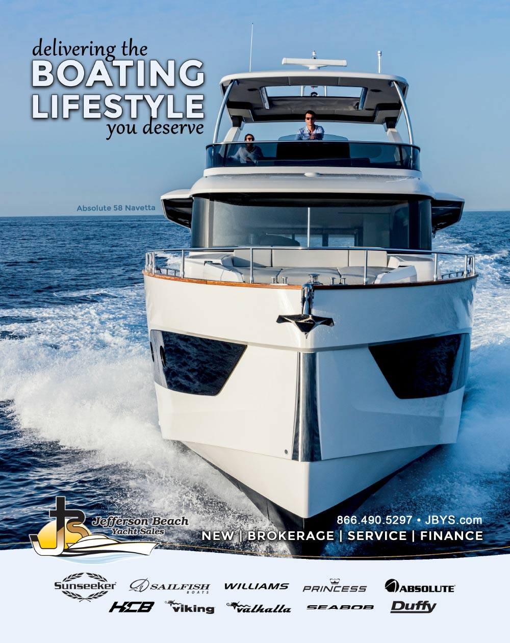 Jefferson Beach Yacht Sales Advertisement