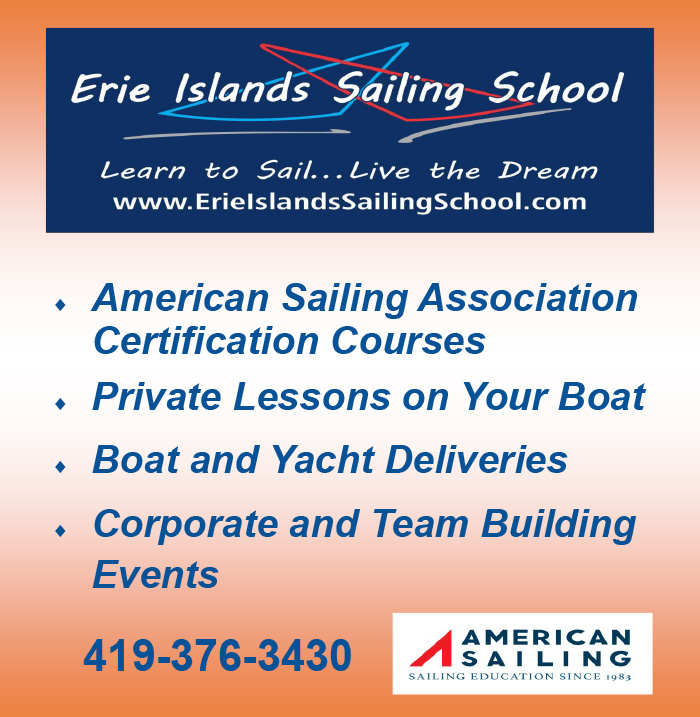 Erie Islands Sailing School Advertisement