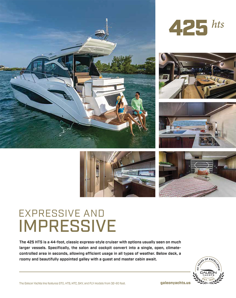 Galeon Yachts Advertisement