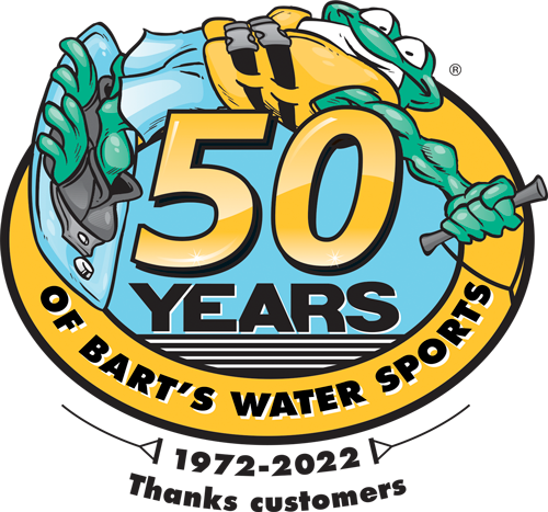 Bart's Water Sports 50 Years logo