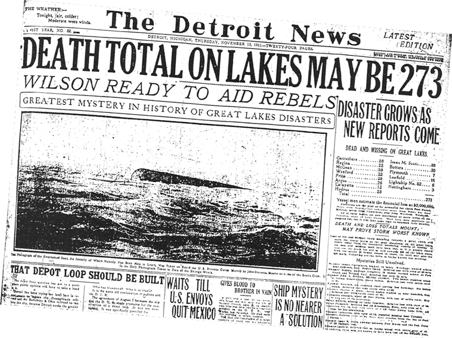 The Great Lakes Hurricane of 1913 paper article