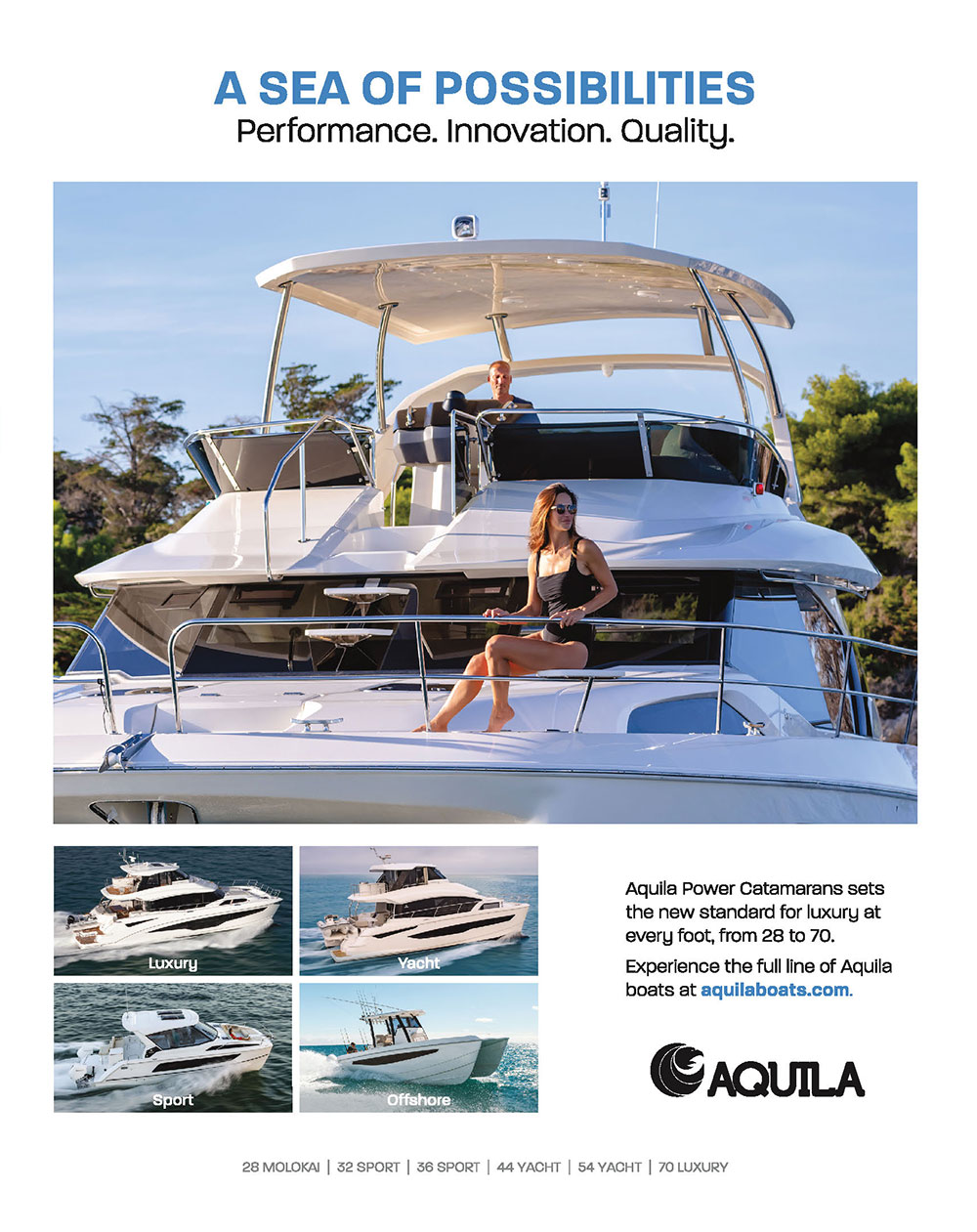 Aquila Boats Advertisement