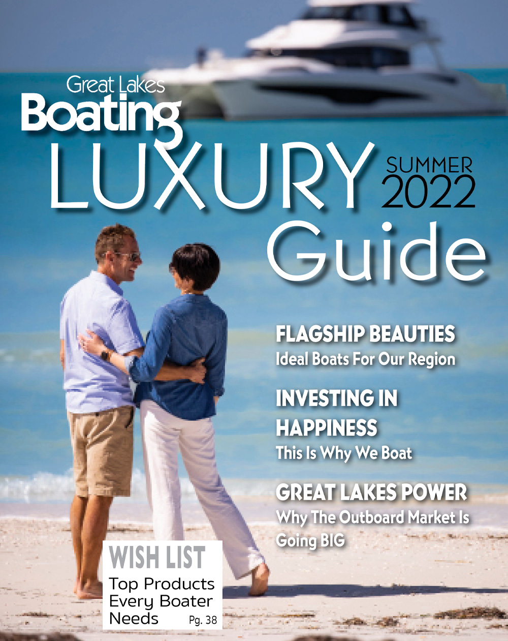 Great Lakes Boating Summer 2022 Luxury Guide cover