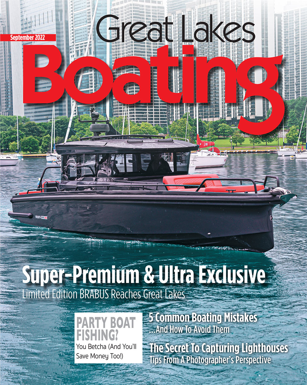Great Lakes Boating September 2022 cover