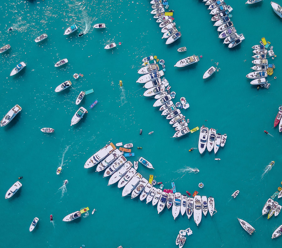 Boats on the water