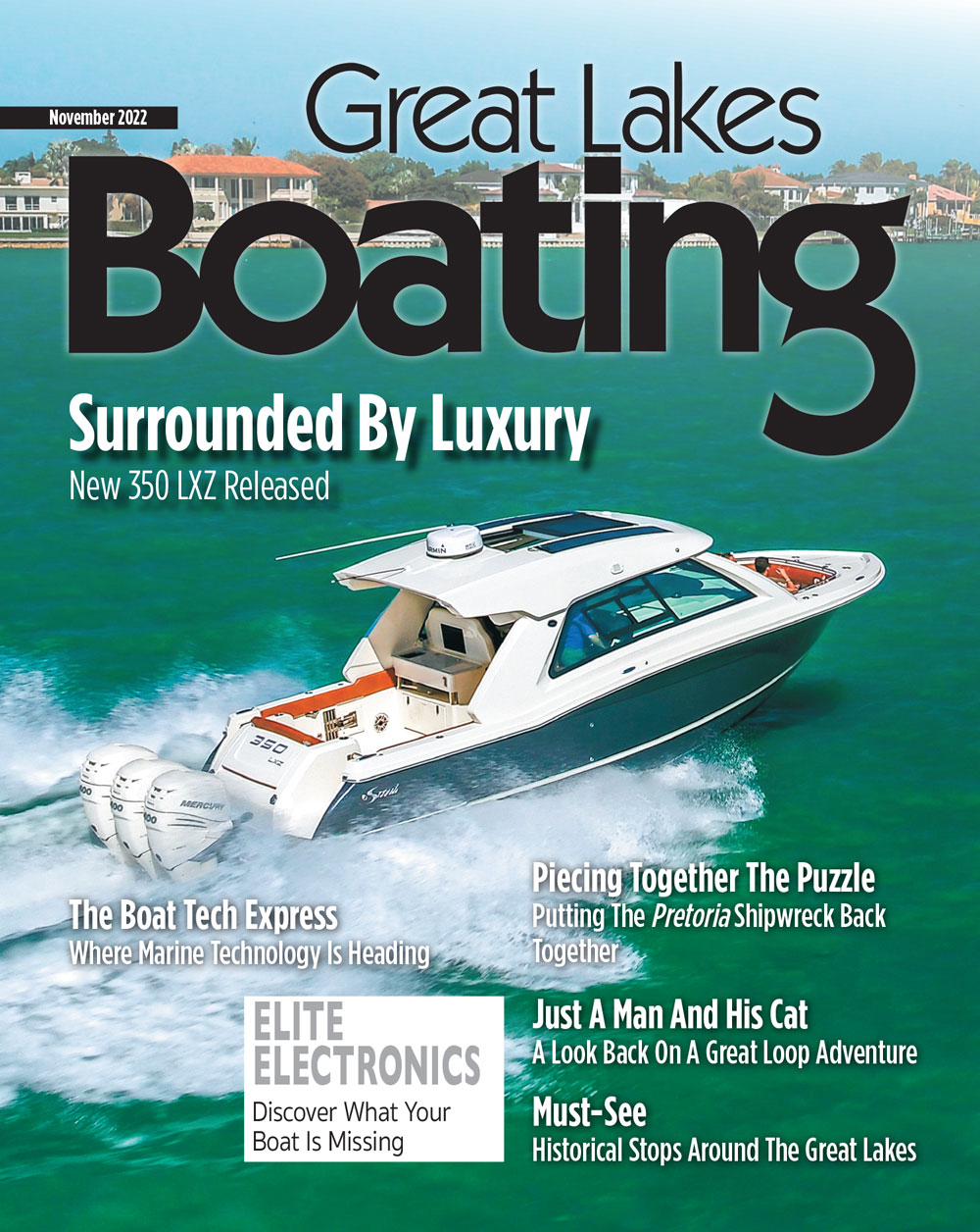 Great Lakes Boating November 2022 cover