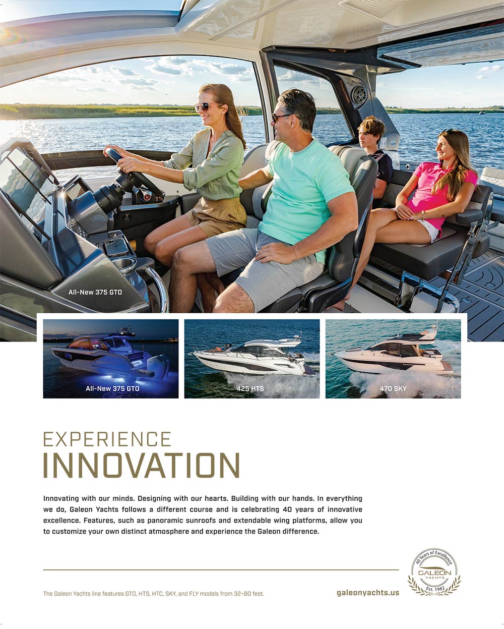 Galeon Yachts Advertisement